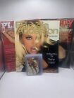 Playboy Magazine Pamela Anderson Lot  photo Scrap Book rare Gold Foil 7 Card Set