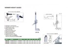 Insize Vernier Height Gauge  0-12  0-300mm  Graduation  001  0 02mm  1250-300 