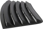 Window Louver Compatible With 2008-2023 Dodge Challenger  Unpainted Black Pur Re