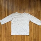 Lil Legs Three Quarter Sleeve Cherry Tee Shirt Ivory Red Girls Size 14