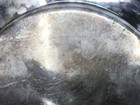 Vintage Wm Rogers Mfg Co  Silver Plated Round Serving Tray Platter