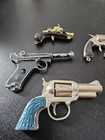 Vintage Lot Of Cap Guns Midget Hong Kong Keychain Metal