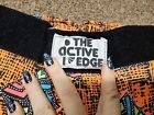 Vtg 80s 90s Neon Print The Active Edge Parachute Hammer Pants Men s One Size