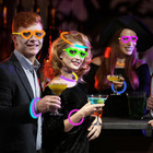  12 Pack Glow Glasses With 40 Glow Sticks   Connectors  Neon Party Favors 