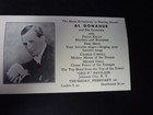 Gene Krupa  Charlie Barnet Al Donahue- Geo  F  Johnson Pavilion Concert Tickets