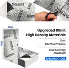 Kilmat 80 Mil 36 Sqft Car Sound Deadening Mat Butyl Automotive Sound Deadener Au