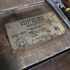 Rare Queen Mary Cunard Ss Ship Original Sealed 1961 Lifeboat Rations Tin Kit