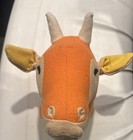 Pillowfort Giraffe Head Wall Mount Plush 3d Stuffed Animal     Very Good
