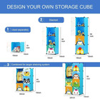 Children Wardrobe Kid Dresser Cute Baby Portable Closet Bedroom Armoire Clothes 
