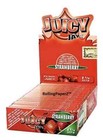 Juicy Jay s Strawberry 1 1 4 Hemp Rolling Papers New Sealed Box Of 24 Packs 