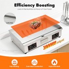 110v 3kw Commercial Restaurant Grill Bbq Flat Top Electric Countertop Griddle