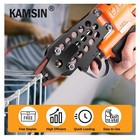 Kamsin Sc7c 15 Gauge Pneumatic Hog Ring Gun 3 4-inch Crown With 1000pcs Staples