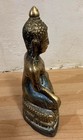 Unusual Antique Tibetan Cast Bronze Buddha  Circa Post 1900  Good Size 
