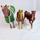Vtg Breyer 2 Horse Usa Molding Co Models Blanket Saddle   1 Unkn  W  Saddle