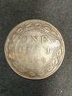 1908 Canada Large One Cent Coin Edward Vii Canadian 1 Penny Km  8 Bronze 25 4mm