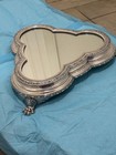 Birmingham Sterling Silver Mirrored Plateau Vanity Footed Stand 3 Lb s Silver