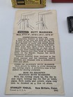 Vtg Stanley No  373 1 2 - 3-1 2  Butt Marker Hinge Gauge In Original Box  Case