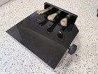 Adjustable Piano Pedal Extender Bench Wooden 3 Pedals Black - Cps Imports