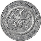 2023 Barbados Queen Anne s Revenge Captains Of Fortune 2 Oz Silver Coin