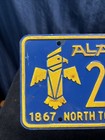 1966 Alaska  27124 North To The Future License Plate  3  Years Old         Jw
