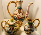 Fabulous  Capodimonte  Italian Tea Set Beautiful Cherubs Signature Hallmark