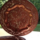 Antique Copper Engraved Wall Hanging Plate Persian Islamic Art  11 Inch