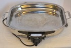 All-clad Polished Stainless Steel Electric Skillet Model 6701 E105725 6 Qt works