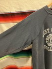 Vintage 50s 60s West Georgia Collage Sweatshirt Gussett Xs s 18x24 5 Flocked