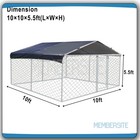 Large Dog Kennel Cage Pet Run Exercise Dog Playpen Enclosure Fence 6 56 10x10 Ft
