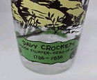 Vintage Davy Crockett Glass Green Tumbler Approx  Size  5  X 2 -3 4  U163 6