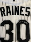 Tim Raines  30 Signed Game Issued Chicago White Sox Mlb Jersey Size 46