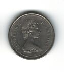 1873 - 1973 Canadian Elizabeth Ii Rcmp Centennial 25 Cents Free Shipping