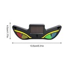 Solar Eye Led Car Window Light Dynamic Solar And Usb Powered Decoration