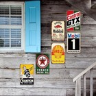 6 Pieces Man Cave Decor For Men-garage Signs For Men Vintage Gas Tin Signs And R