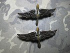 Wwi Pair Of Air Service Wings Aero Officer Insignia Aviation Pins