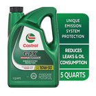  2 Pack  Castrol Gtx High Mileage 10w-30 Synthetic Blend Motor Oil  5 Quarts