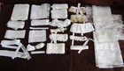 Lot 27  Yds White Lace trims Remnants Sew- J journal Doll Wedding  Crafts New