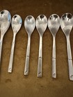 1st Class Christofle Stainless Spoons   Knife- J Massaud For Air France Sl