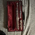Yamaha Concert Flute Silver Metal Body Closed Hole Keys With Case