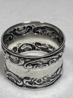 Vintage Gorham Melrose Sterling Silver Napkin Ring  1232 Monogrammed Mary Jo