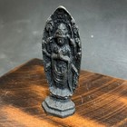 Japanese Antique Small Thousand Armed Bodhisattva Bronze Statue Buddhist 3 3 In
