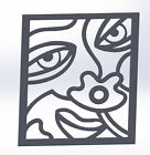 20 Cnc Dxf Abstract Pop Art Theme Files - Industrial Laser Cut Decor G-code 2203