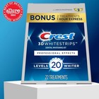 Crest 3d Whitestrips  Crest Teeth Whitening Strips Kit  44 Strips  22 Pack 