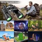180x100 Hd Zoom Binoculars Travel Outdoor Hunting Telescope Day night Vision Bag
