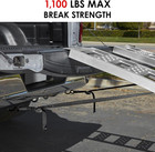 2pcs Tie Down Safety Straps S Hook 60in Heavy Duty Ramp Lashing 1000lb