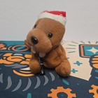 Coca-cola Walrus Stuffed Animal Plush W  Santa Hat Christmas 1998 Retired
