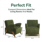 Modern Velvet Accent Chair Lounge Armchair With Birch Wood Legs For Living Room
