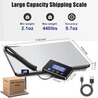 200kg 440lbs Lcd Digital Postal Parcel Scales Platform Postage Shipping Weighing
