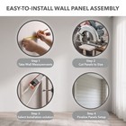 12-pack 48x6in Red Cedar Wall Panels indoor Outdoor Solid Wood Decorative Siding