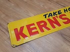 Kerns Bread 1959 Vintage Metal Sign Embossed
